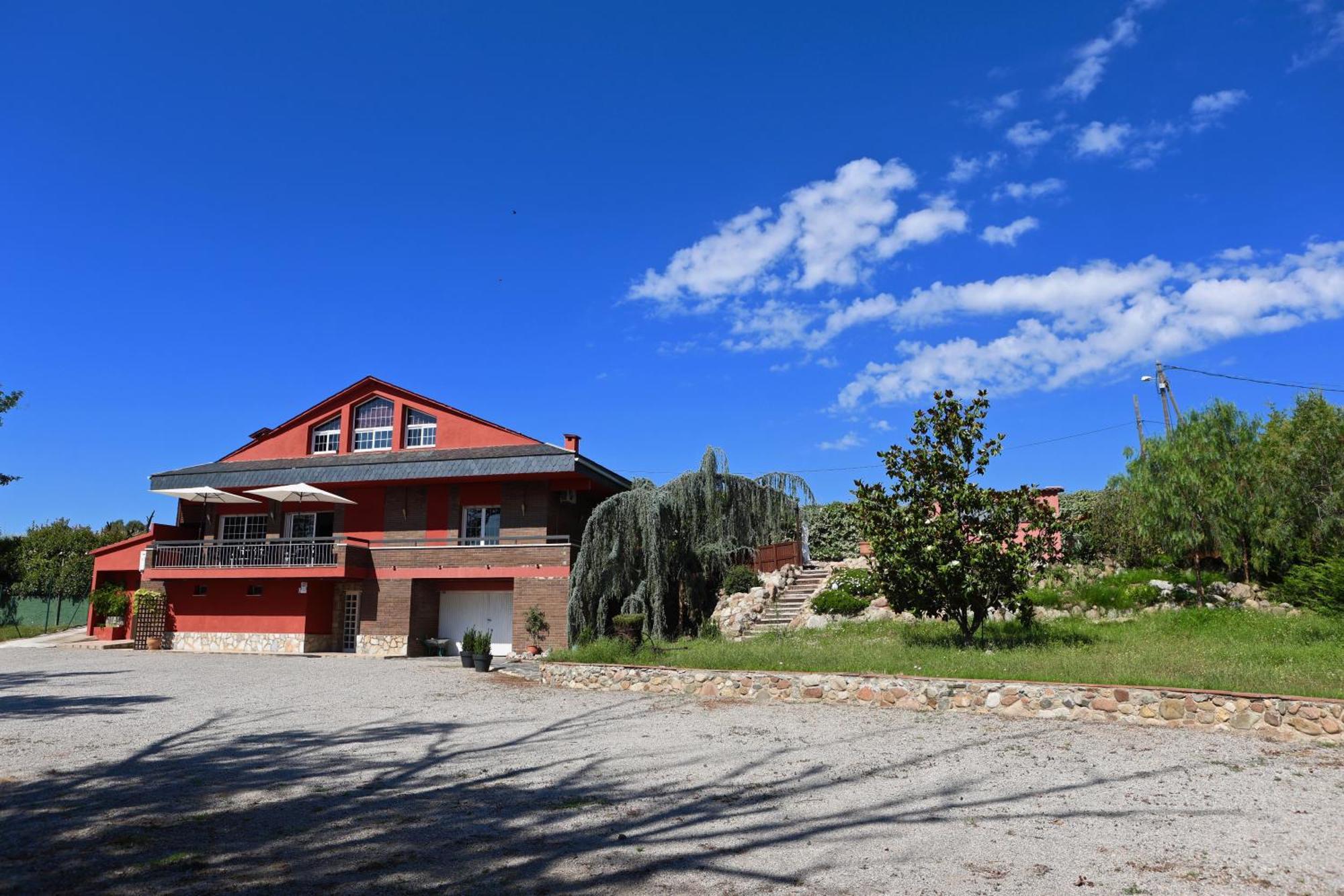 El Cedre Blau Vivienda Con Piscina En Granollers Villa Dış mekan fotoğraf